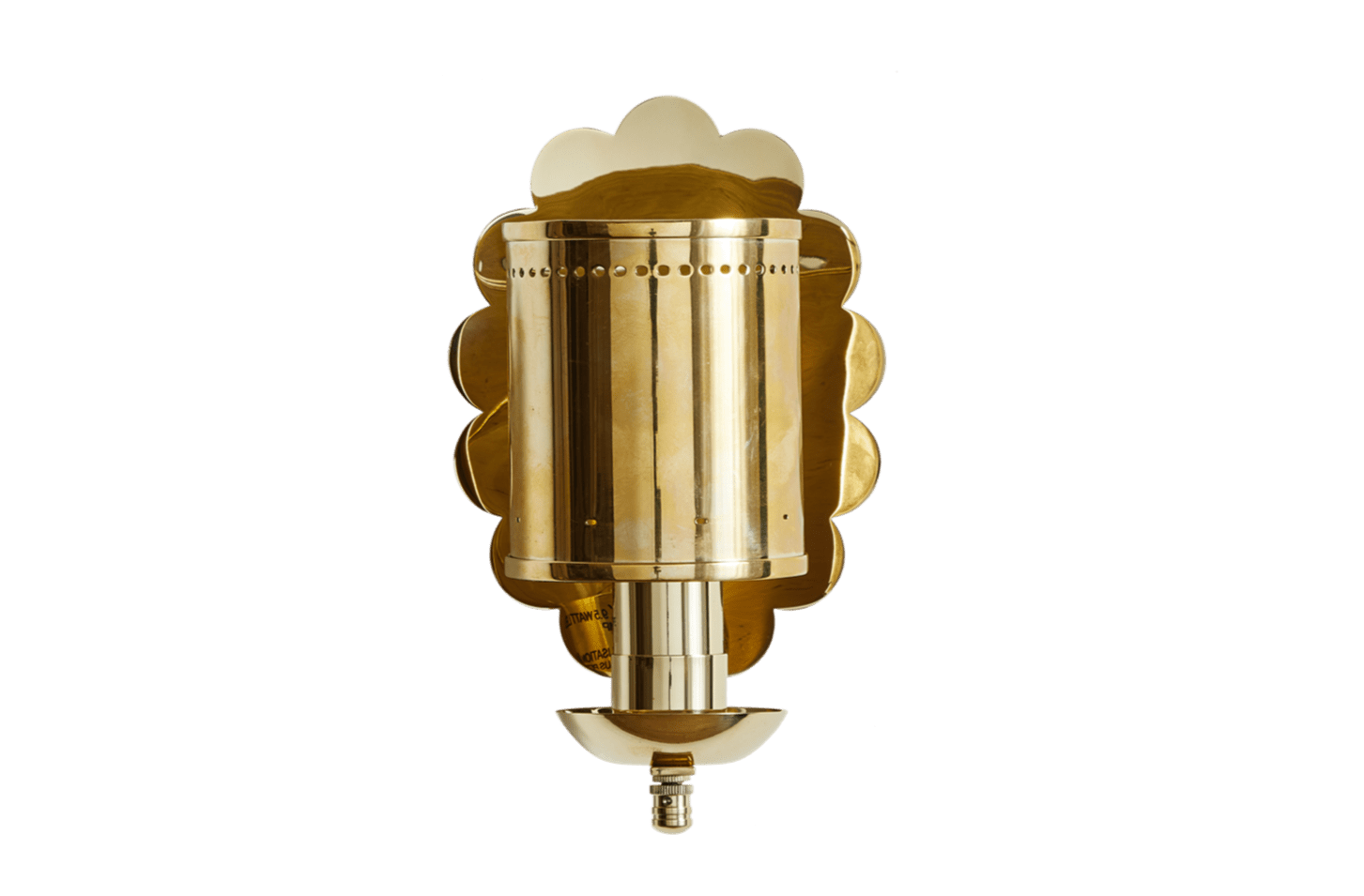 Nickey Kehoe, Brass Scallop Sconce Shield