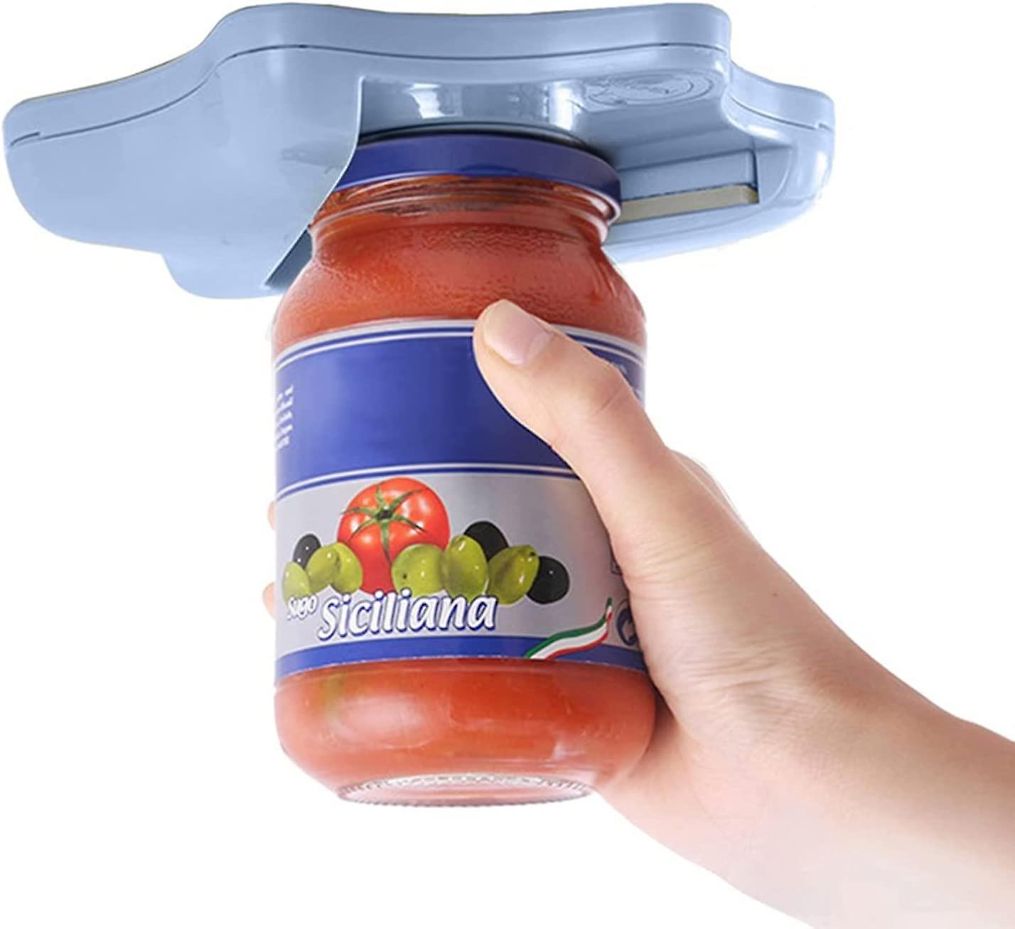 Under Cabinet Jar Opener， Undermount Lid Gripper Tool Easily Grip And Unscrew Multi-sized Jars， Bottles And Containers For Arthritis， Weak Hands， And