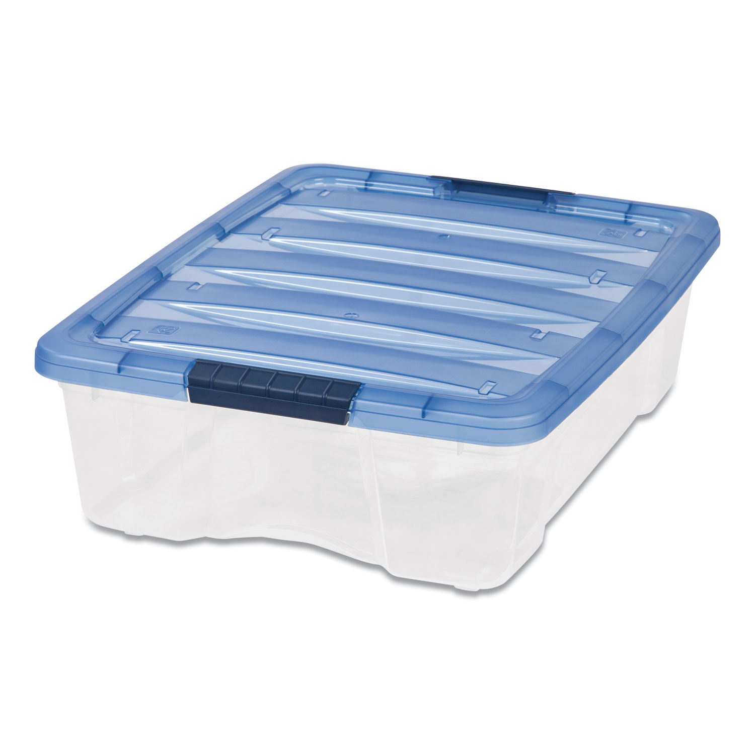 Stack and Pull Latching Flat Lid Storage Box by IRIS IRS100364