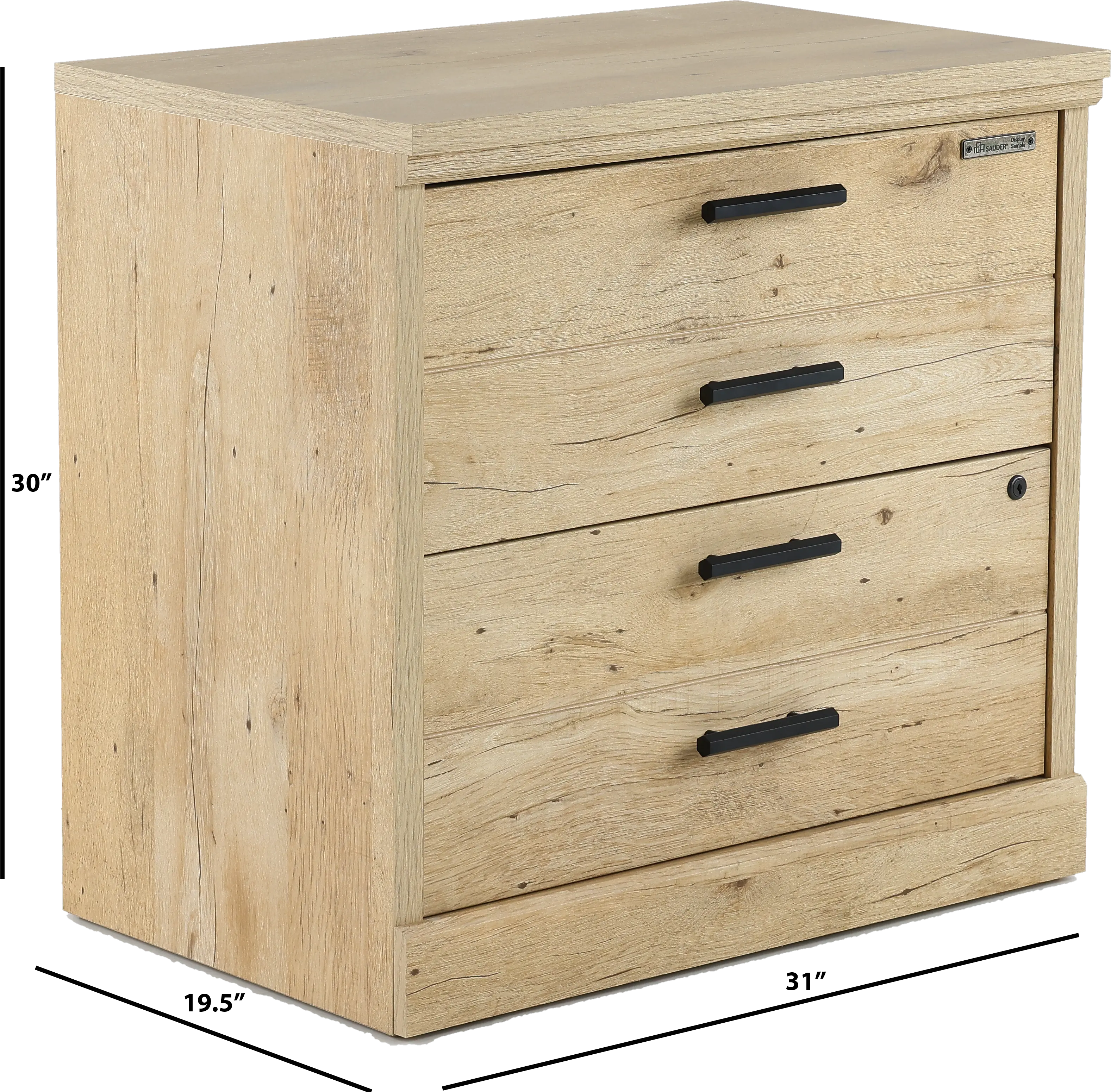 Aspen Post Prime Oak Lateral File Cabinet