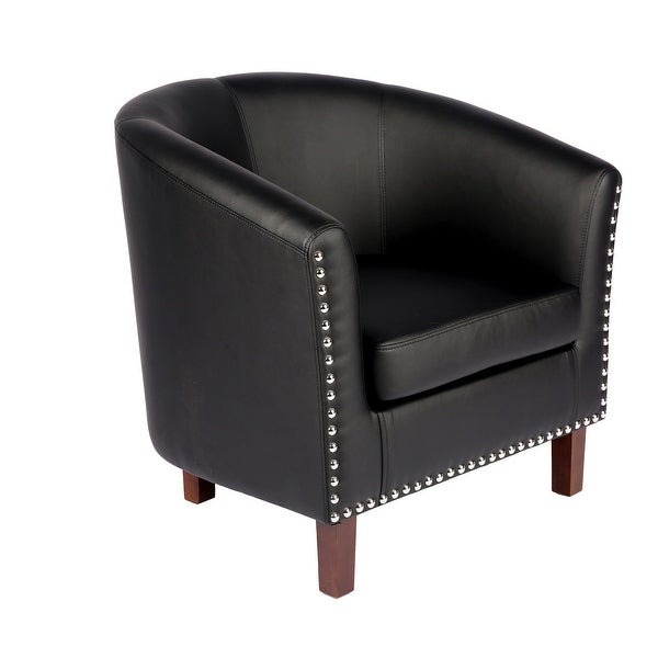 Carson Carrington Junsele PU Leather Accent Club Chair