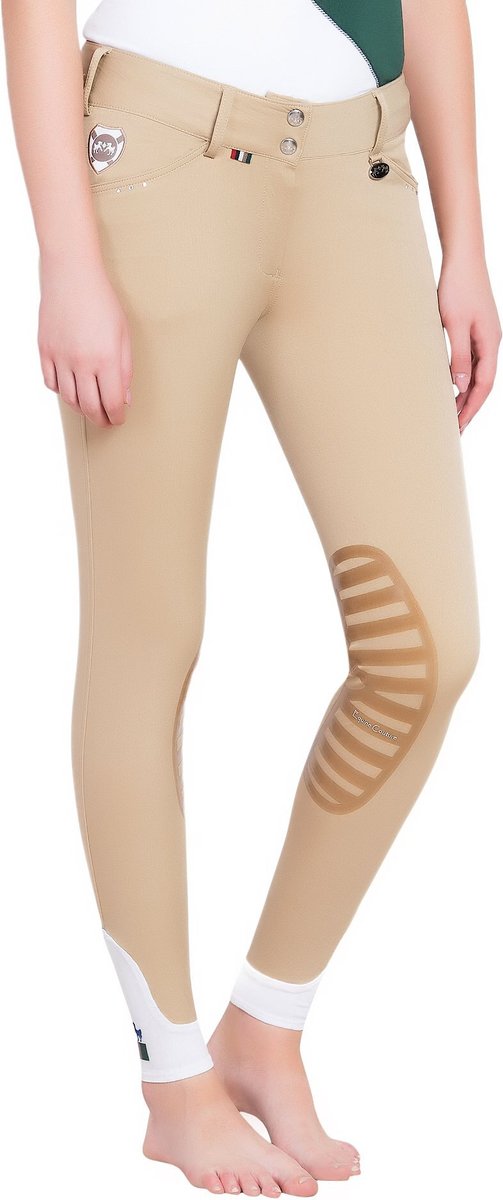 Equine Couture Ladies Fiona Silicone Knee Patch Breeches