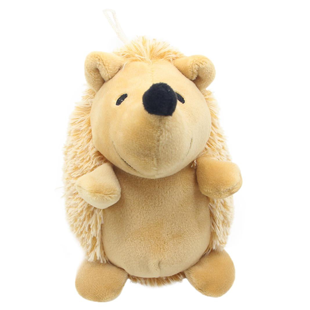 New Year Clearance 2022! Plush Dog Toy - Super Soft Faux-Fur Hedgehog Dog Toy - Stuffed Squeak Toys， Non-Toxic Pet Biting Training Playing