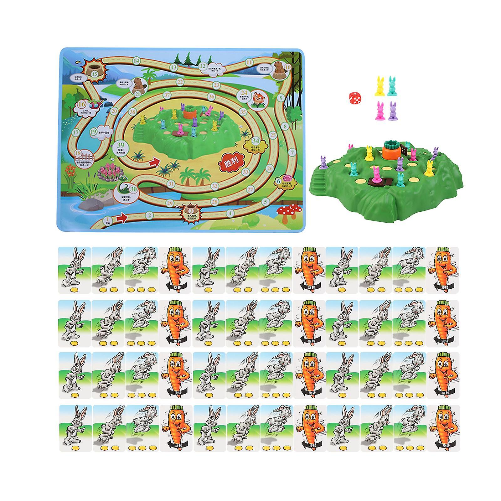 Rabbit Trap Game Board Game Rabbit Competitive Trap Game For 4 Years Old Style B