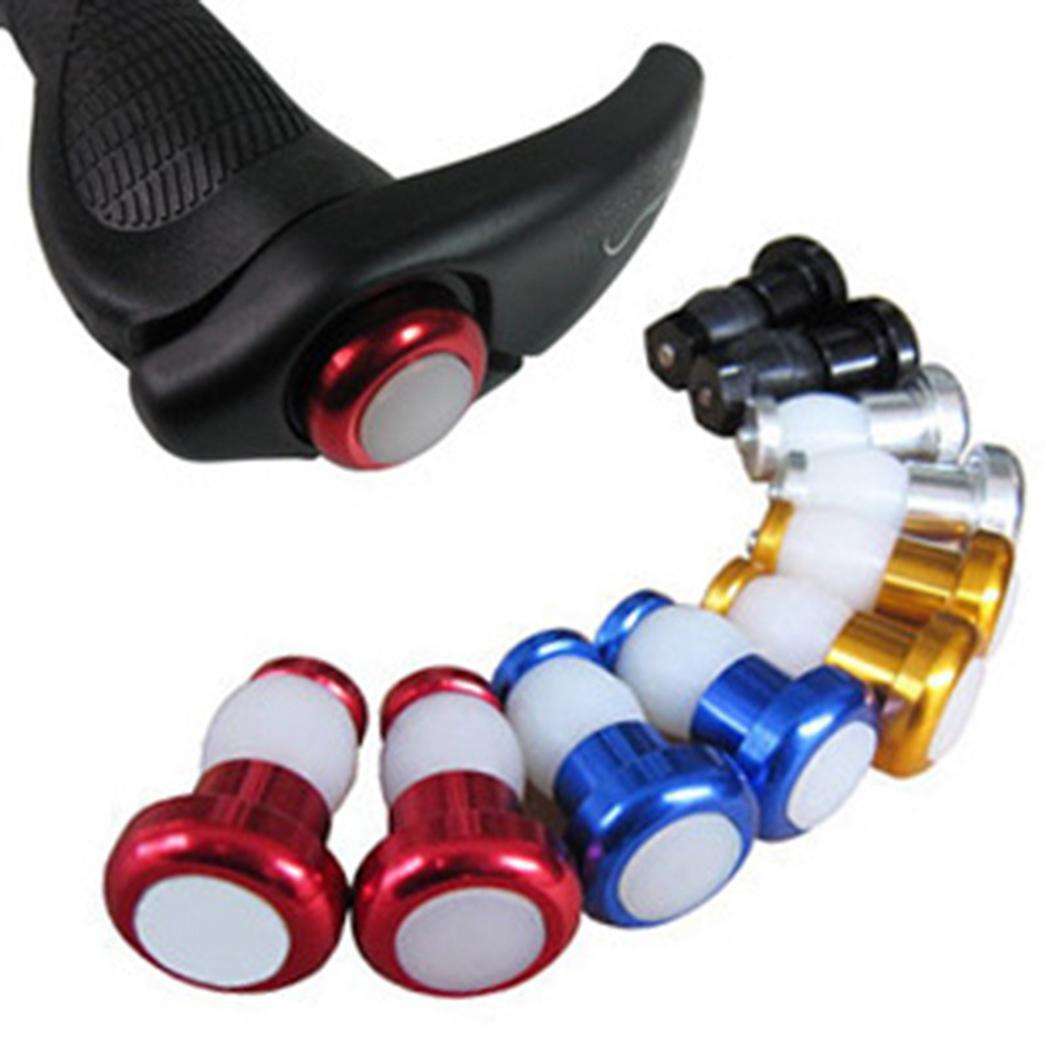 Night Cycling Bicycle Turn Signal Handle Bar End Plug Light LED Warning Lamp Cycle bike indicator light