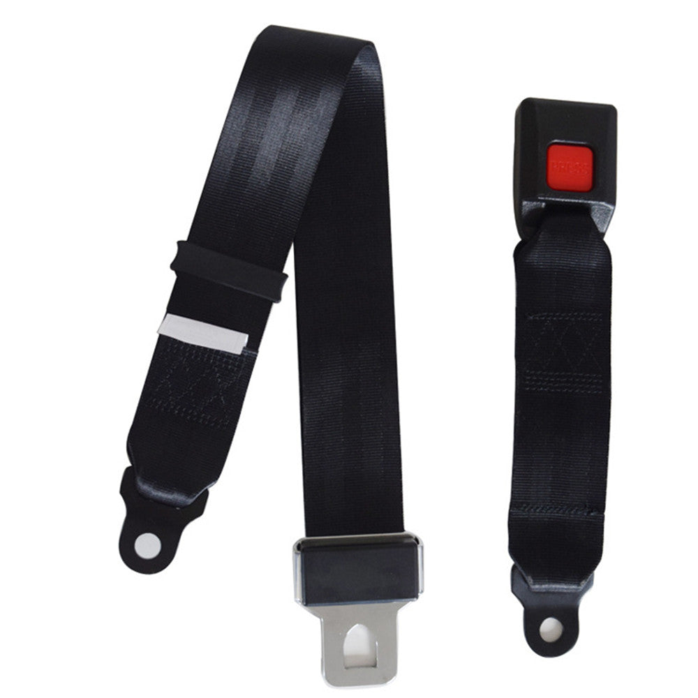 2pcs Car Seat Belt Lap 2 Point Safety Travel Adjustable Retractable Universal