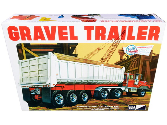 MPC MPC823  Skill 3 Model Kit Gravel Trailer 1/25 ...