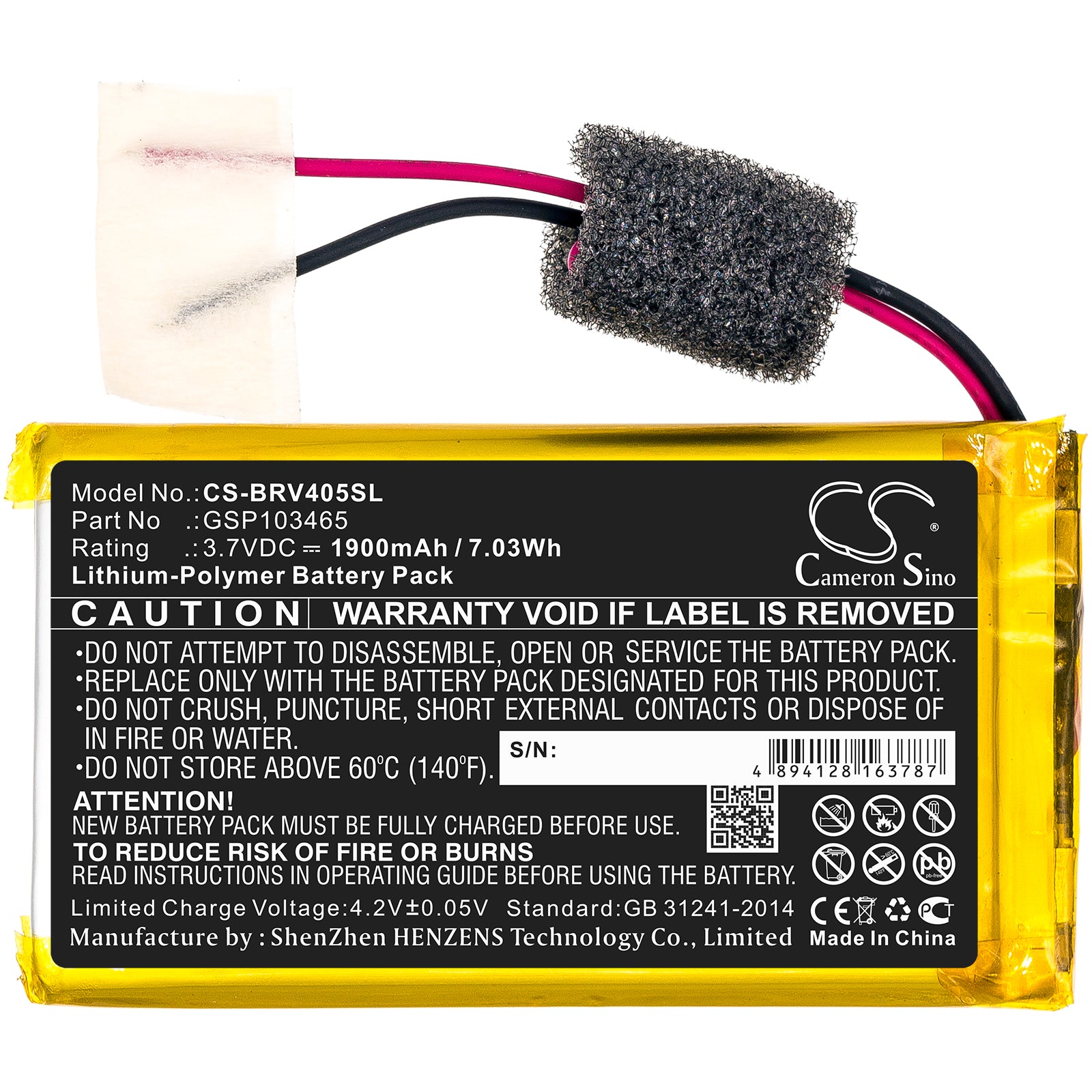 Braven 405 Replacement Battery BatteryClerkcom Speaker