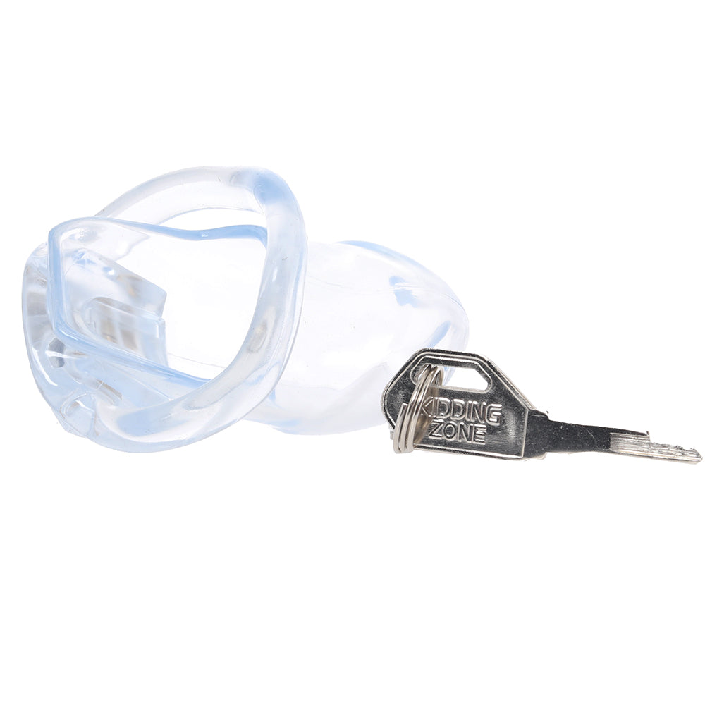 Lockmaster 3.5 Inch Side Lock Resin Cock Cage in Clear