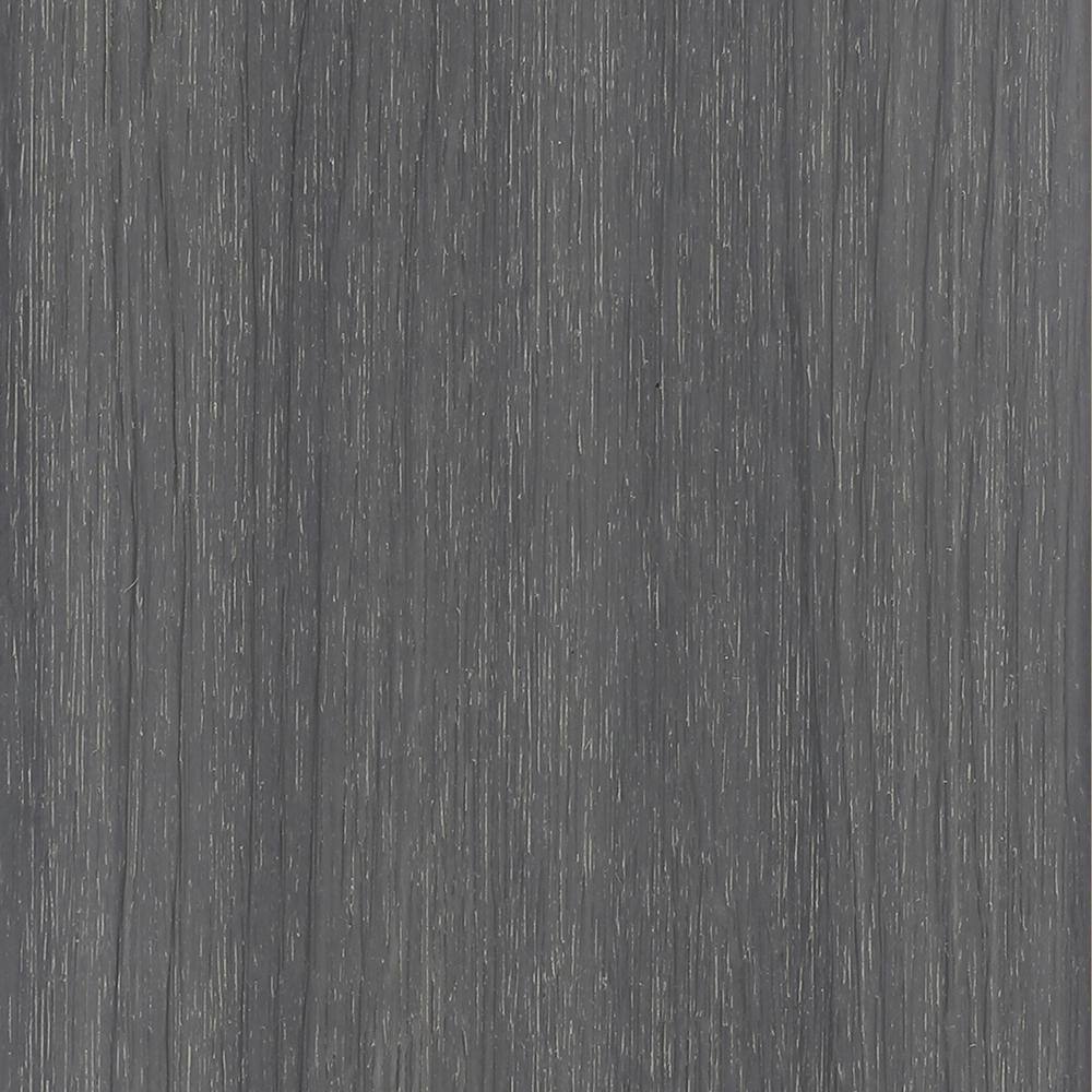 NewTechWood UltraShield Naturale Columbus Series 1 in. x 6 in. x 1 ft. Westminster Gray Composite Hybrid Deck Board Sample US33-16-N-LG-S