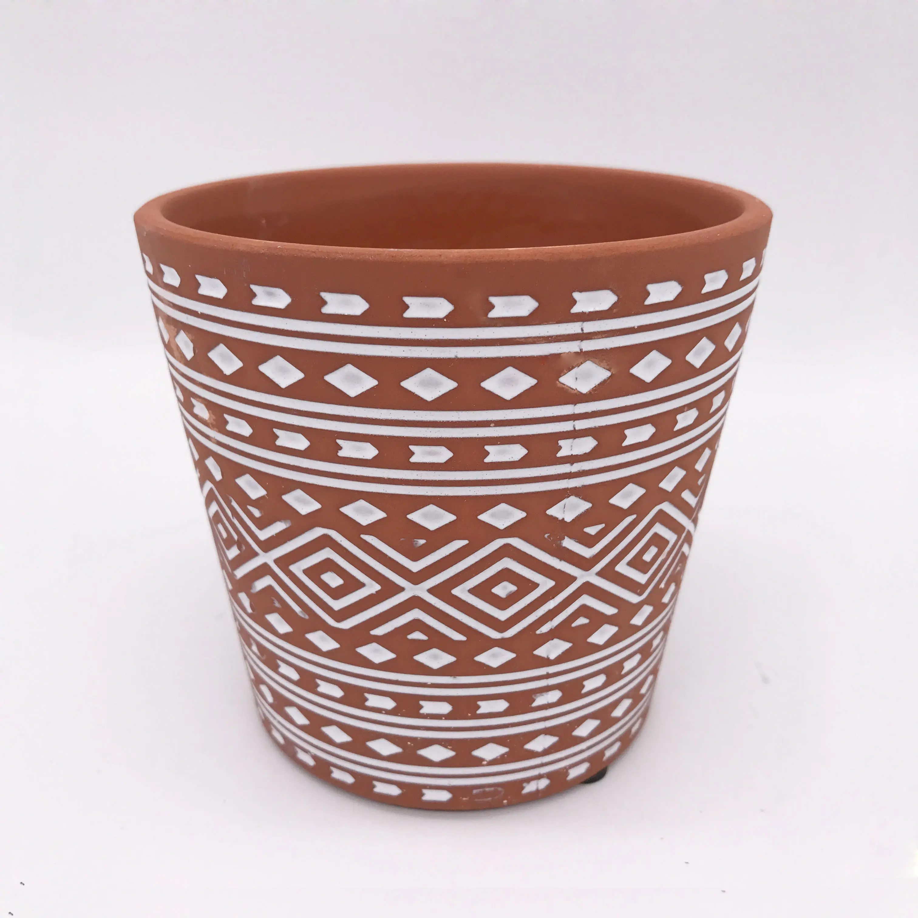 Balcony decoration terracotta plant pots home desktop decor garden flower planter pots