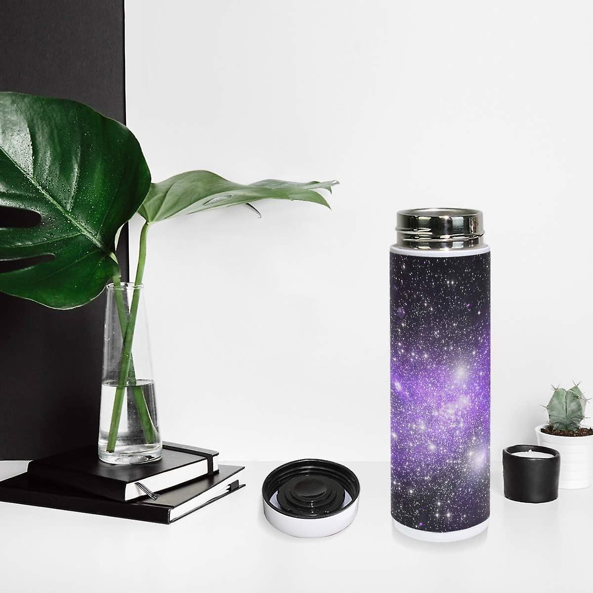 Vacuum Insulated Stainless Steel Water Bottle Stars Dust And Gas Nebula In Galaxy Thermos Tumblers Portable Hyrdoflask Travel Mug