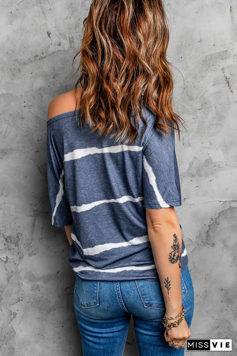 Tie-dye Print Loose T-shirt