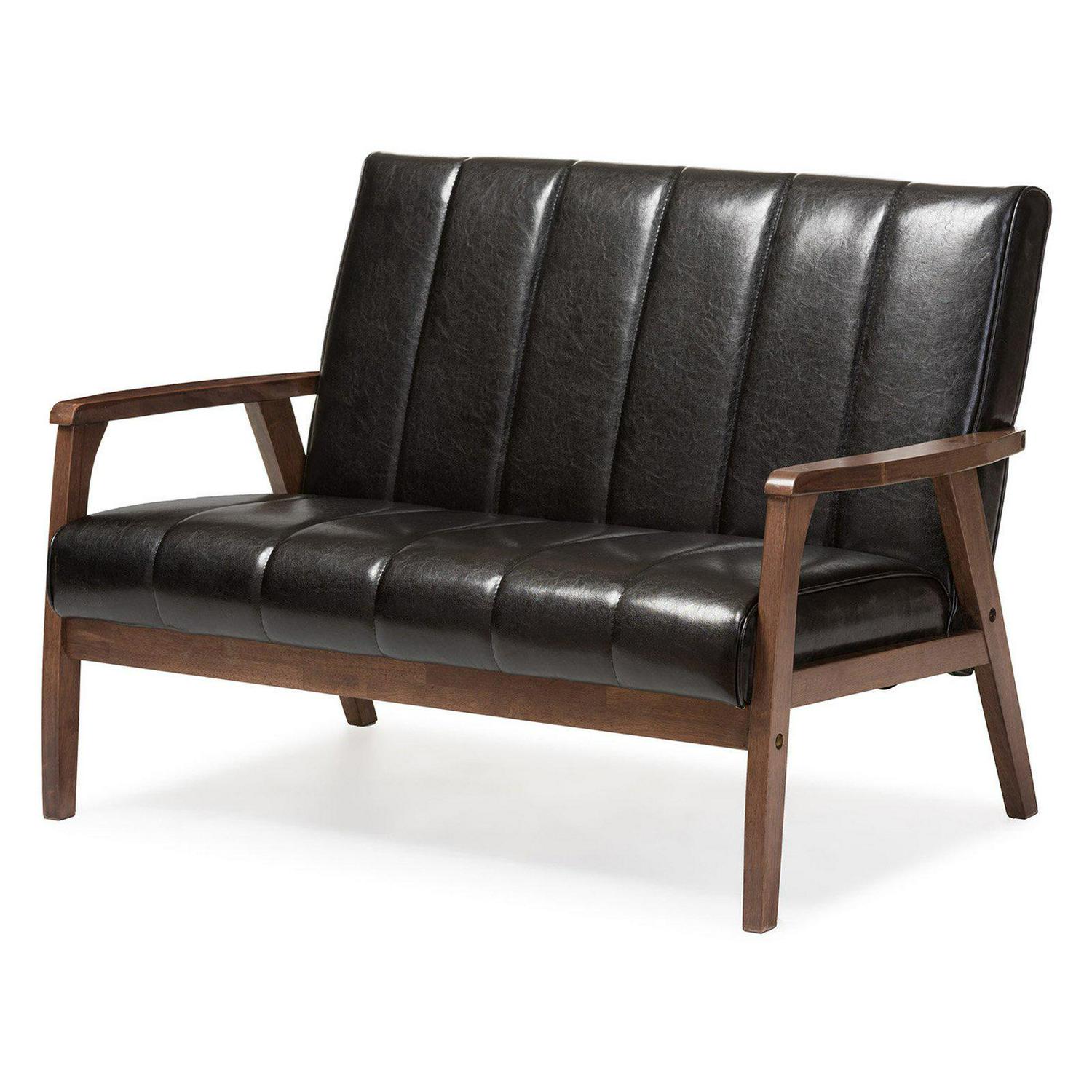 Baxton Studio Nikko Loveseat