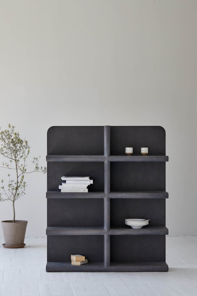 Julian Bookcase  Black   Farmhouse   Bookcases   by LH Imports  Houzz