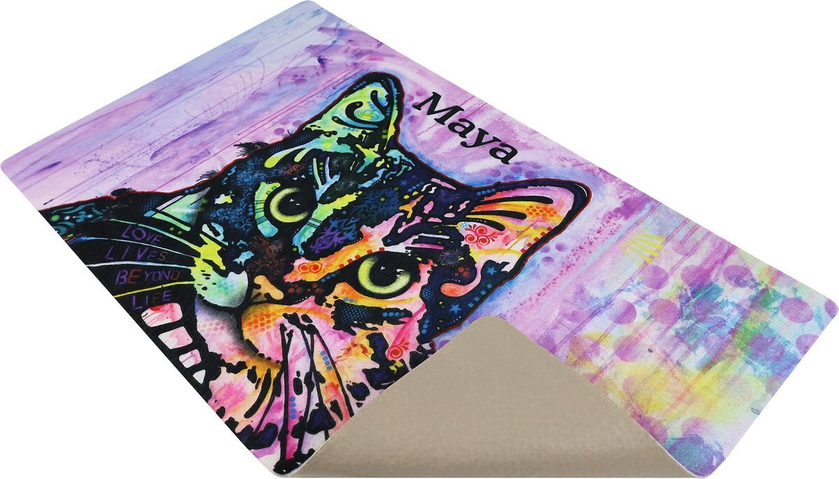 Drymate Dean Russo Maya Personalized Cat Placemat