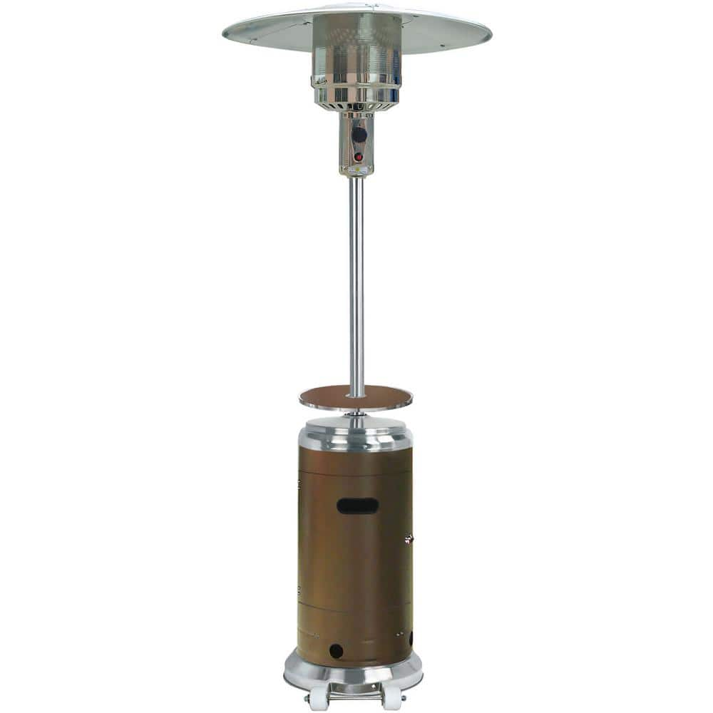 Hanover 48,000 BTU Bronze and Stainless Steel Umbrella Patio Heater H002BRSS