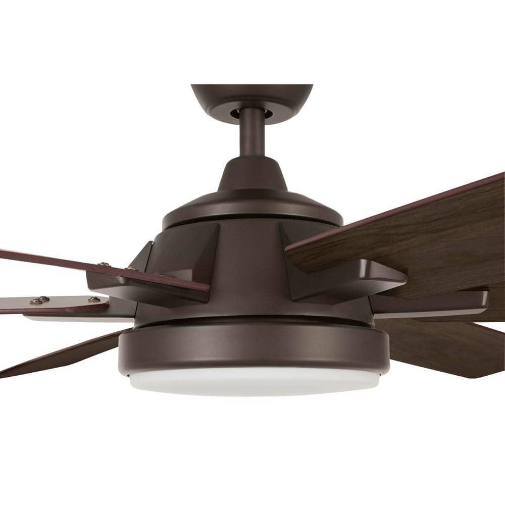 Home Decorators Collection Carden 66 in LED Espresso Bronze Ceiling Fan with Light and Remote Control