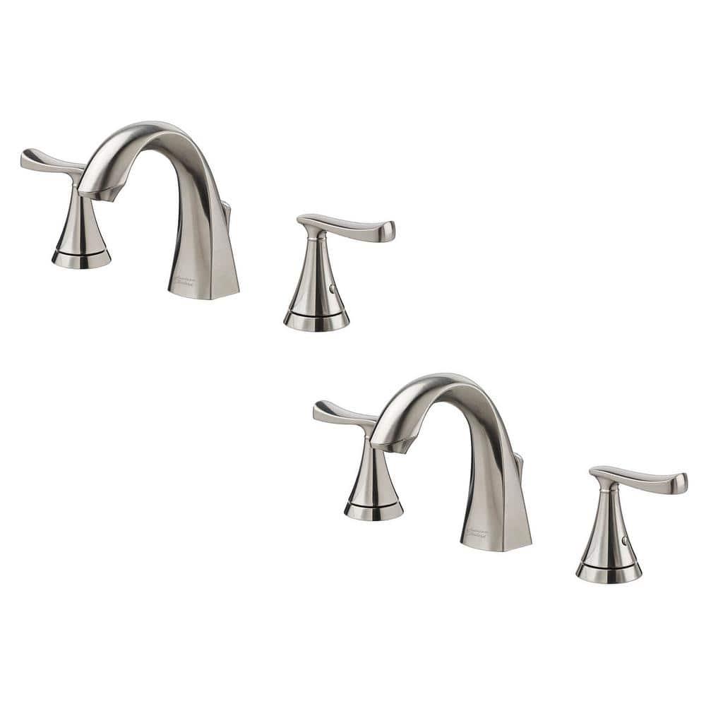 American Standard Chatfield 8 in Widespread 2Handle Bathroom Faucet in Brushed Nickel