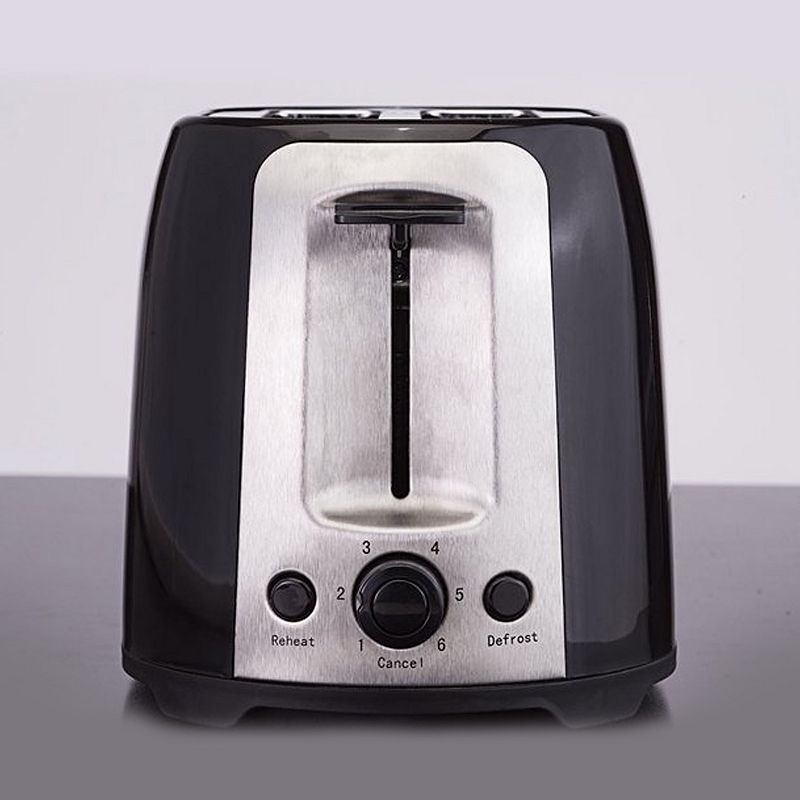 Brentwood  2 Slice Cool Touch Toaster in Black and Stainless Steel