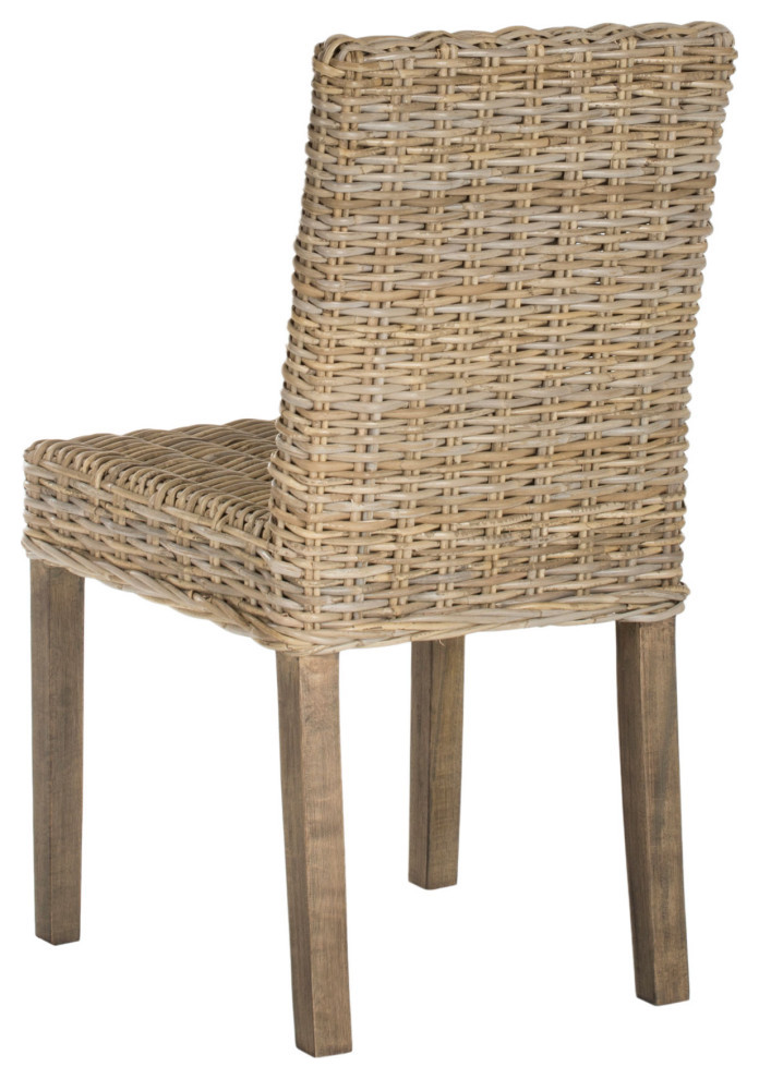 Rodney 19  x27 x27h Rattan Side Chair (set of 2) Natural Unfinished   Tropical   Dining Chairs   by AED Luxury Home Decor  Houzz