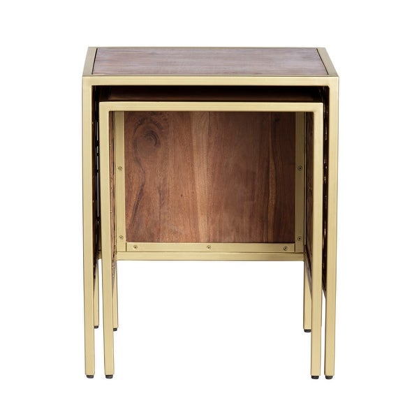 Anna 2 Piece Nesting Tables - 20x20x16.25