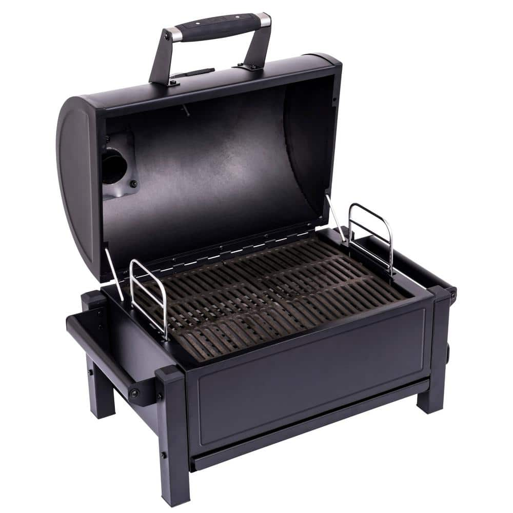 OKLAHOMA JOE'S Rambler Portable Charcoal Grill in Black with 218 sq. in. Cooking Space 19402088