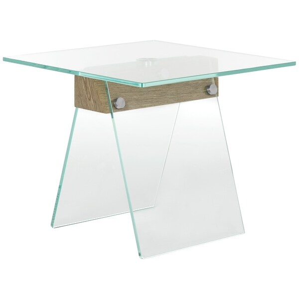 SAFAVIEH Modern Glass Loft Accent Table - 0