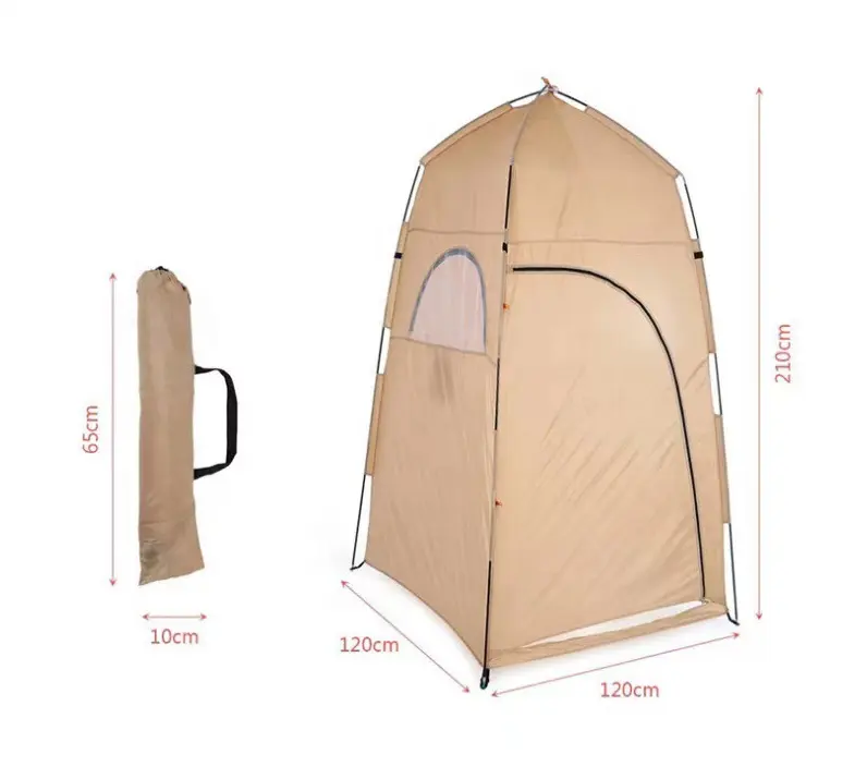 Assemble Privacy Shower Tent  Spacious Changing Room  Outdoor Camping Portable Toilet Tent  Portable Shower Tent for Camping Ten