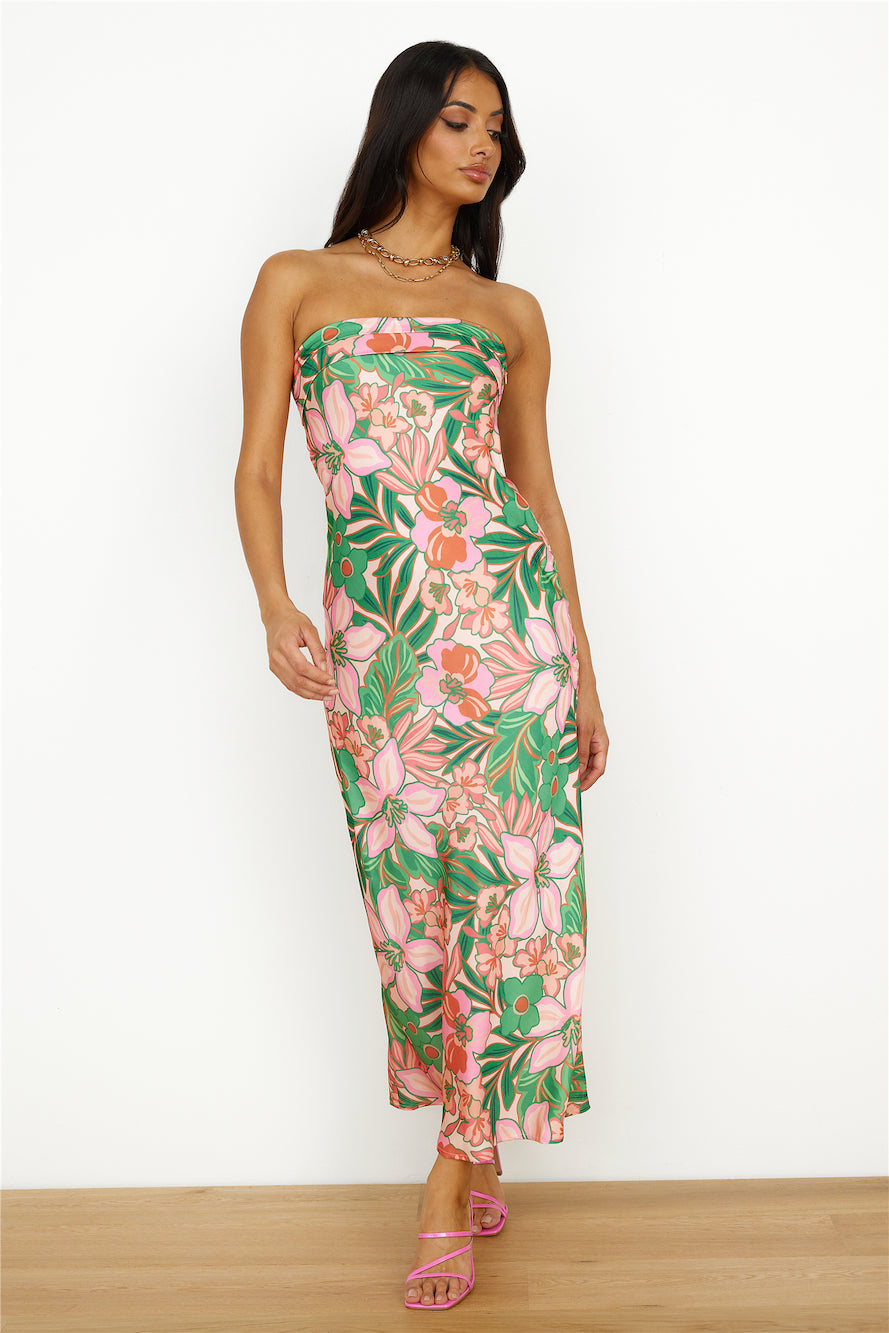 Highway To Heaven Maxi Dress Green