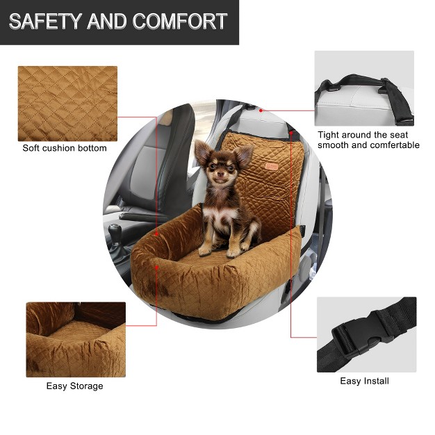 Unique Bargains Dog Car Booster Seat 1 Pc