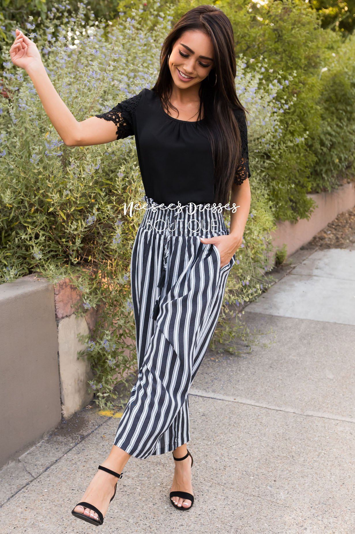 New You New Day Modest Smocked Pants