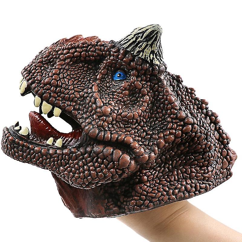 Born Pretty Dinosaur Hand Puppet Dinosaur Head Gloves Dinosaur Toys Game Gifts For Soft Glue Hand Puppets