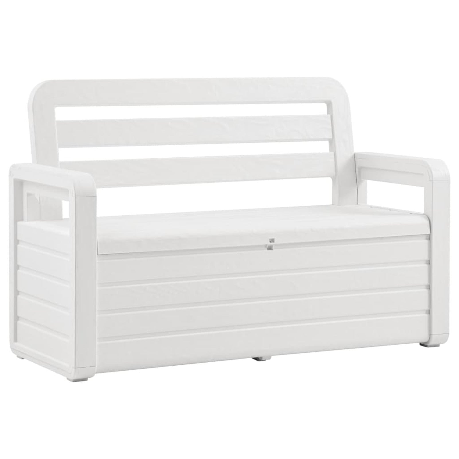 Garden Storage Bench 52.2" White