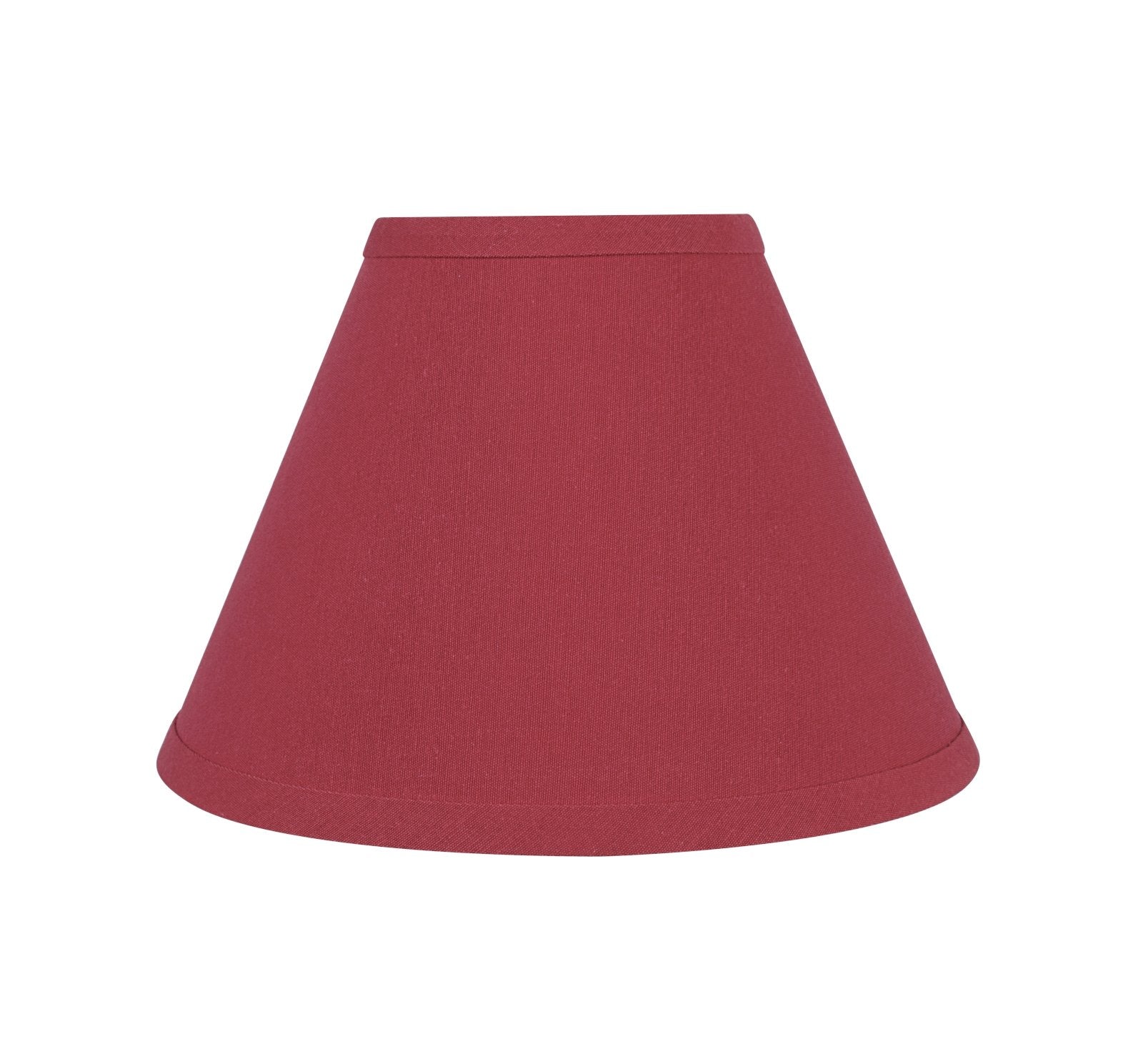 Aspen Creative 58879 Transitional Hardback Empire Shape UNO Construction Lamp Shade in Red， 12