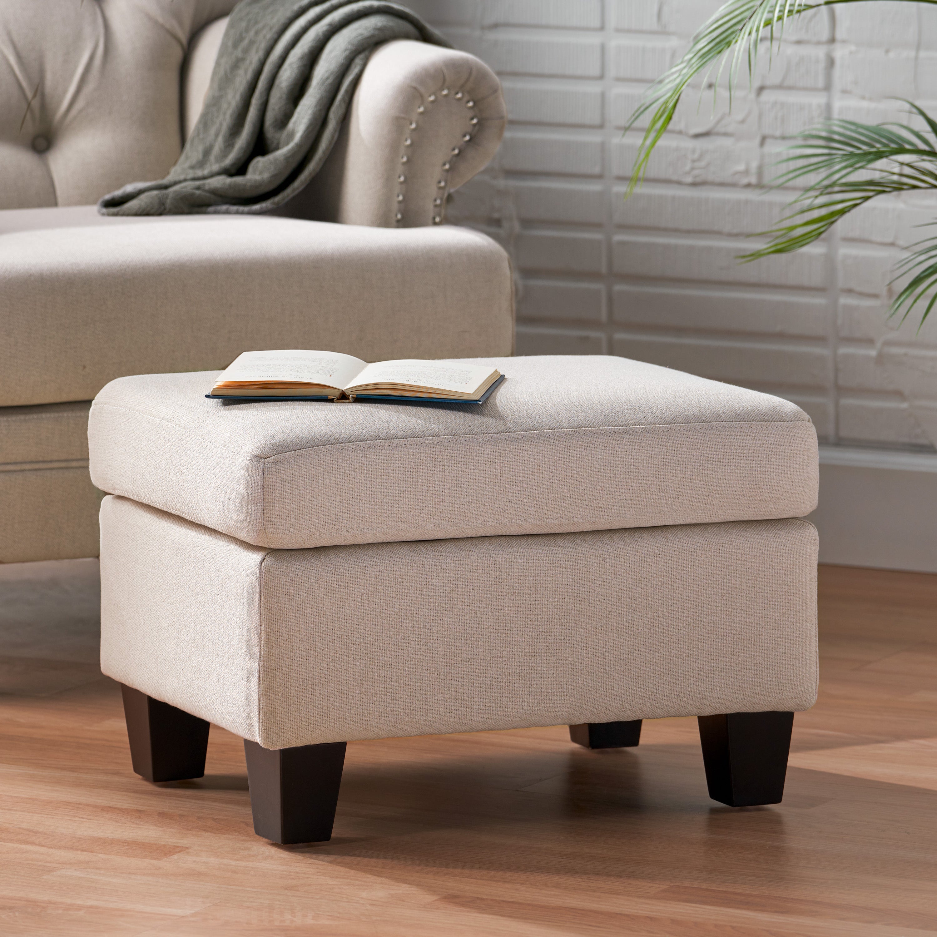 Christabel Fabric Ottoman Footstool