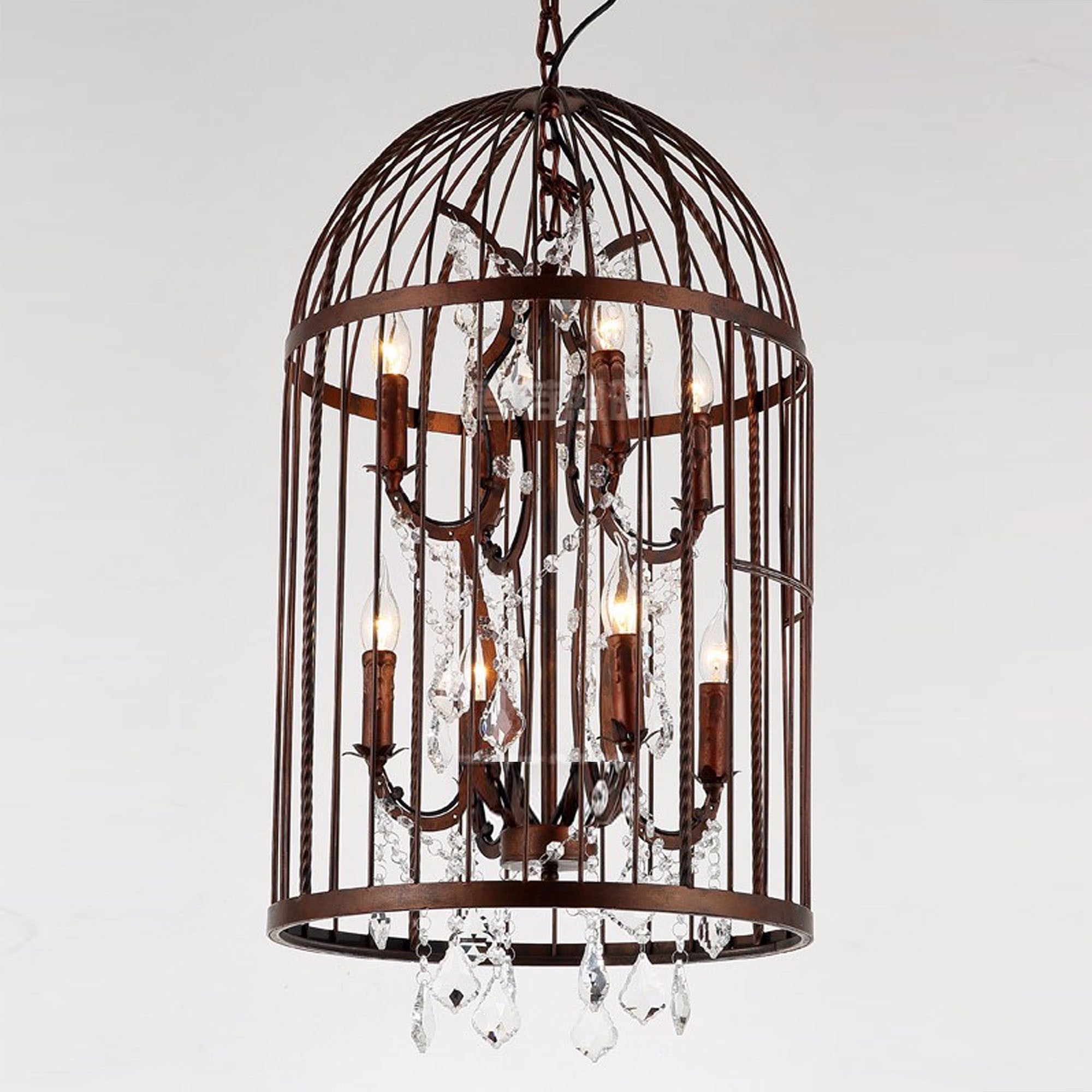 Classic Cage With Crystal Chandelier Cy-Dd-193