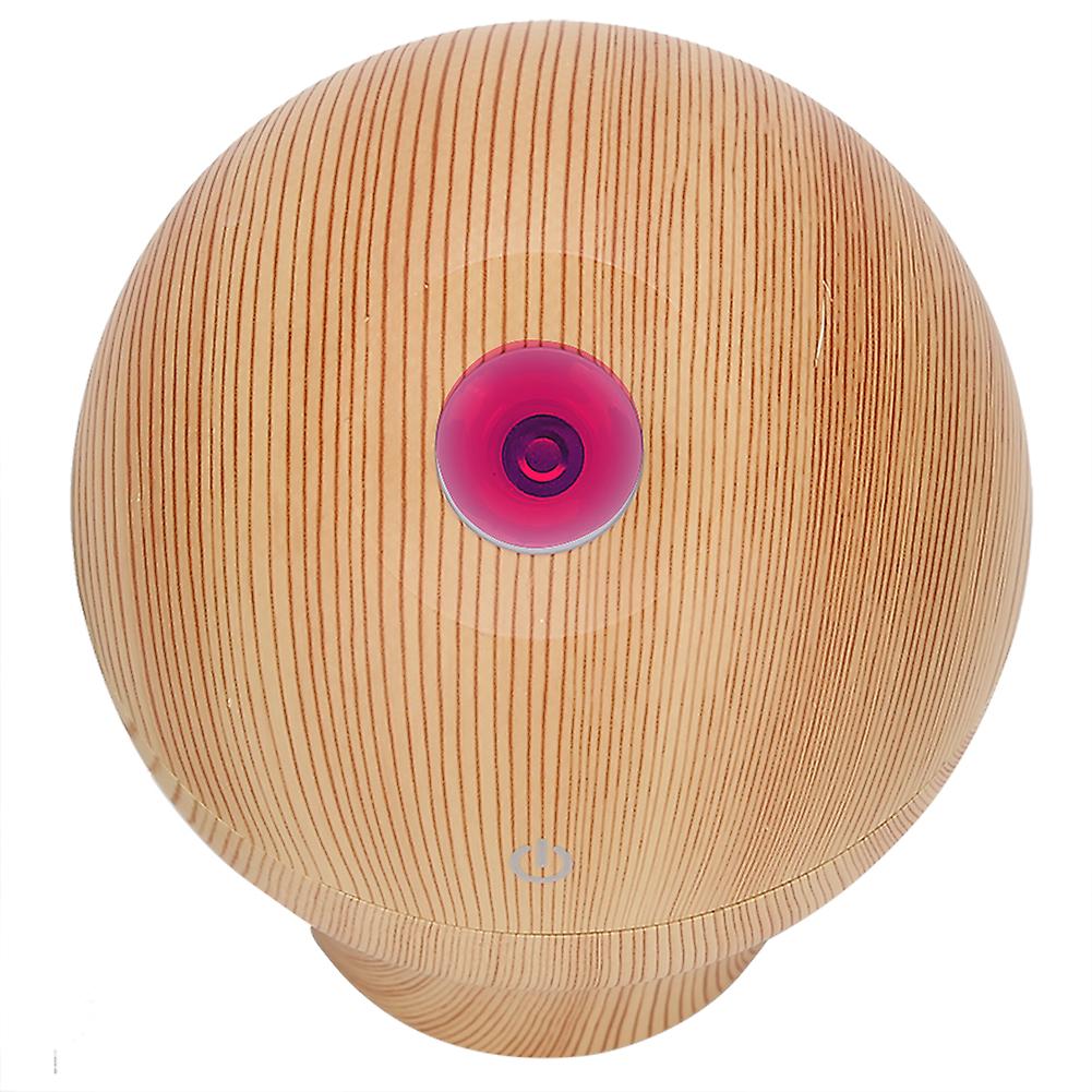 Wood Grain Humidifier Usb Mini Mist Maker Air Humidifier Led Night Light Aroma Diffuser