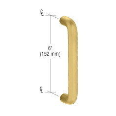 CRL M16363 3/4 Polished Brass Diameter Solid Pull...