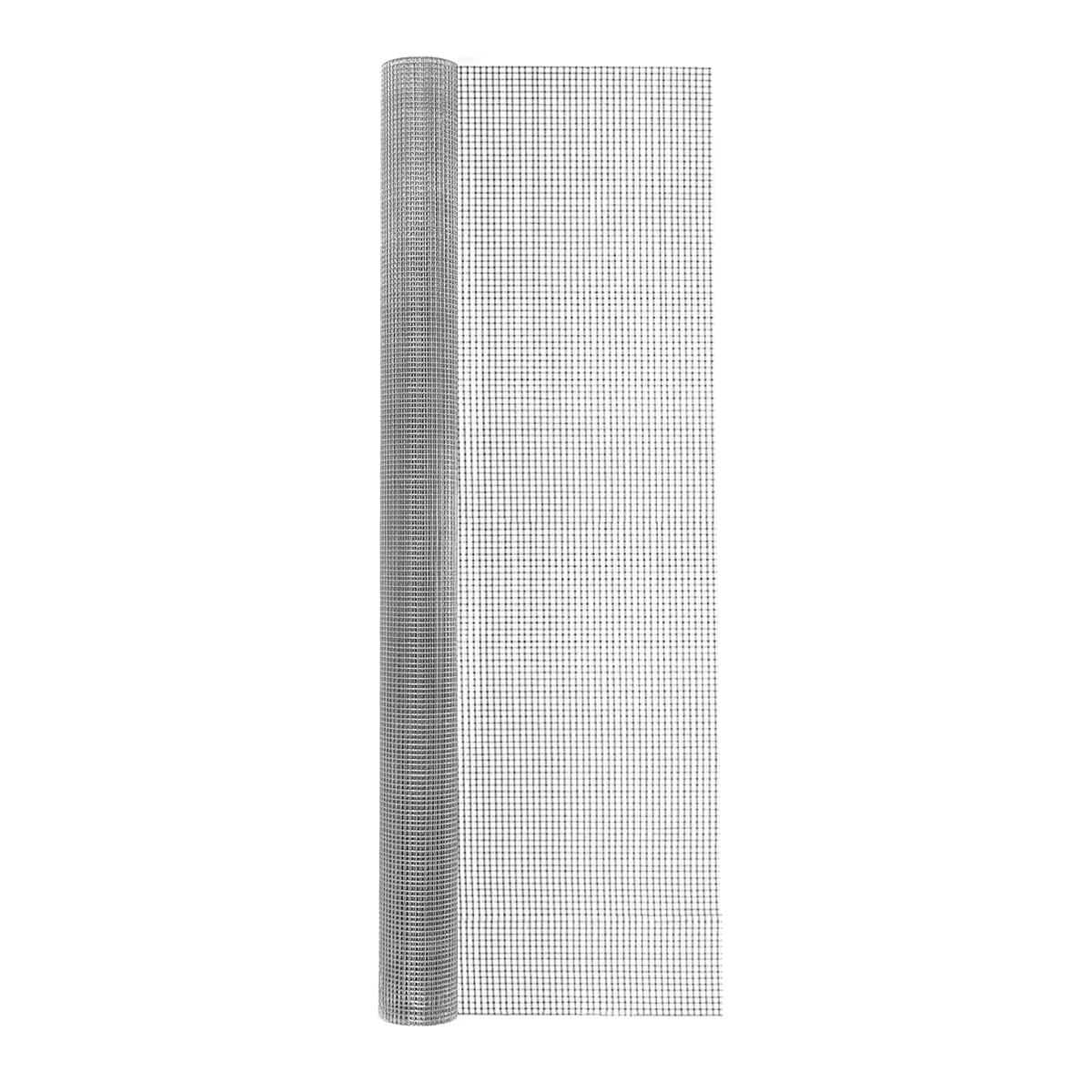 Garden Craft 36in H x 5ft L Gray Steel Hardware Cloth with 1/4 in. Openings, Steel Netting, Mesh Fence