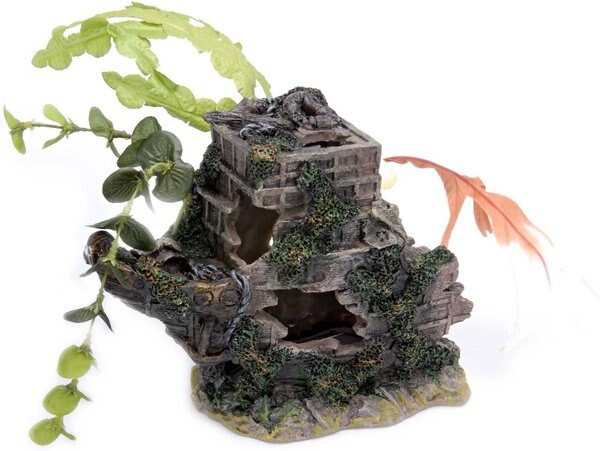 Penn-Plax Shipwreck Back Aquarium Ornament