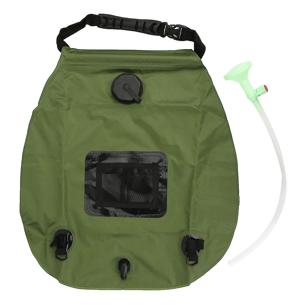 Outdoor Portable 20l Solar Heating Hot Water Shower Bag For Camping Hiking Beach Traveling