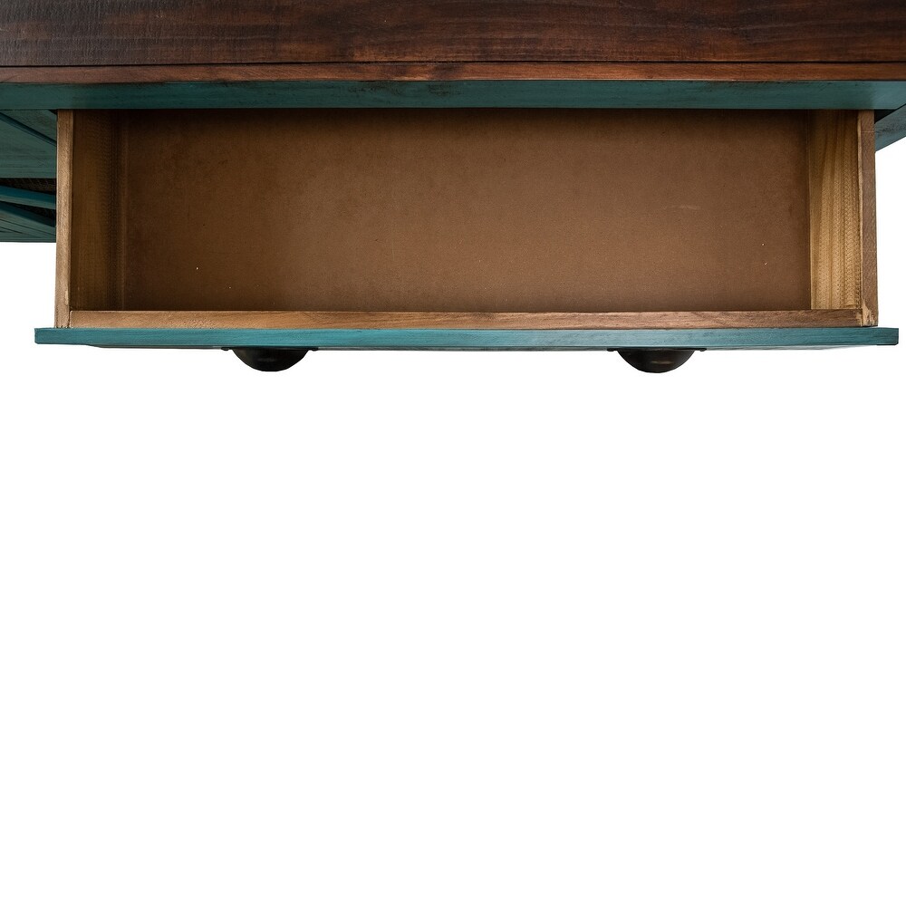 Picket House Furnishings Noah Console Table in Turquoise