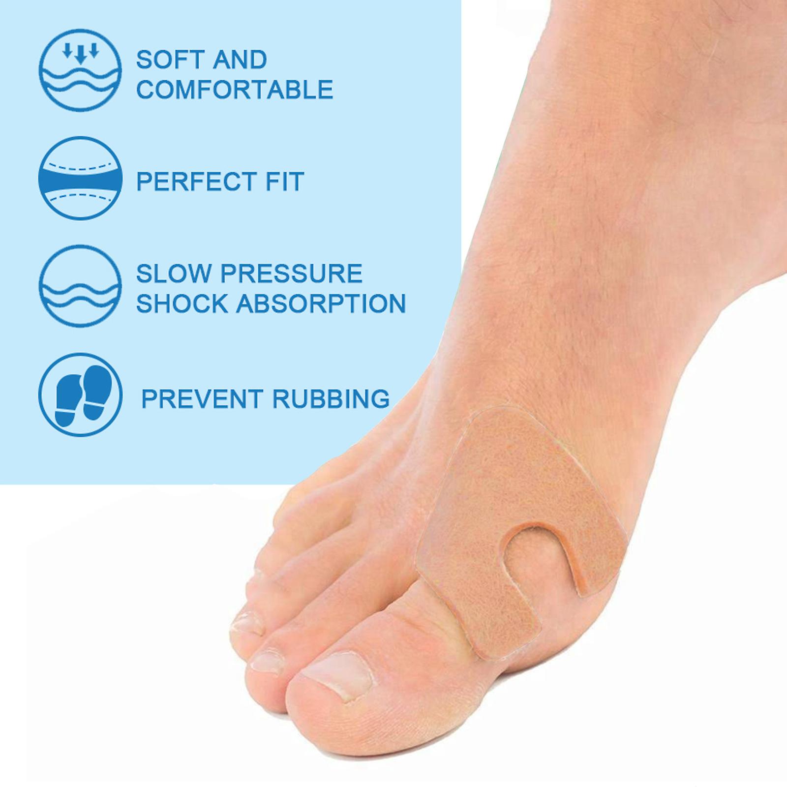 Abrasion-resistant Forefoot Pads Protect Toes From Skin Damage Reduce Friction And Relieve Foot Pain