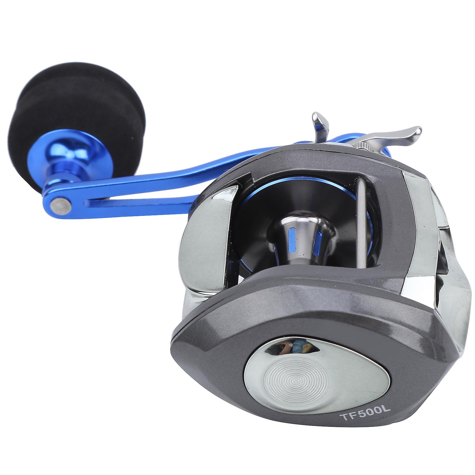 Tf500 Sea Fishing Broad Body Lowprofile Reel Braking Force Fishing Left Hand Reel No Line