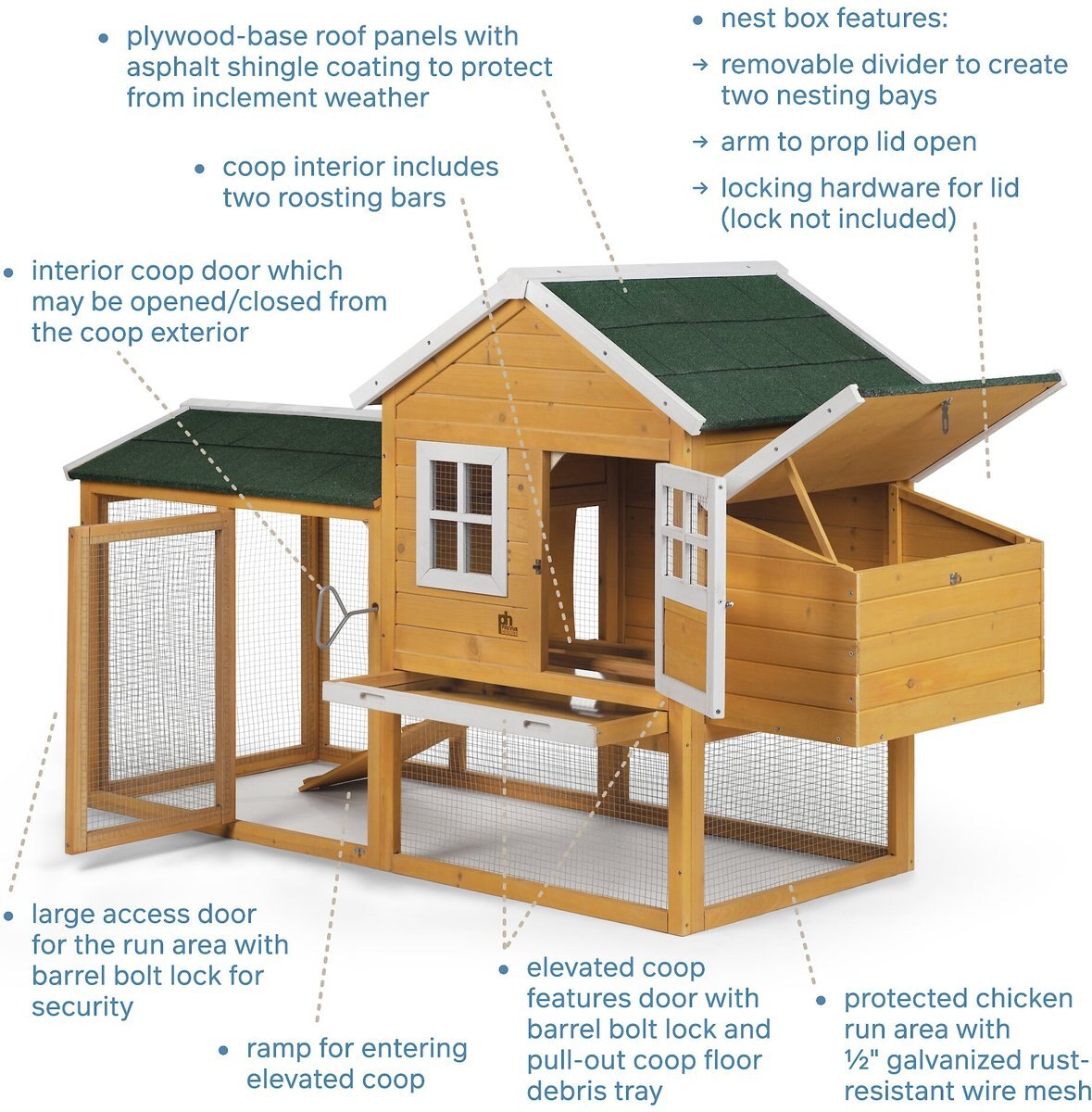 Prevue Pet Products Nest Box Chicken Coop