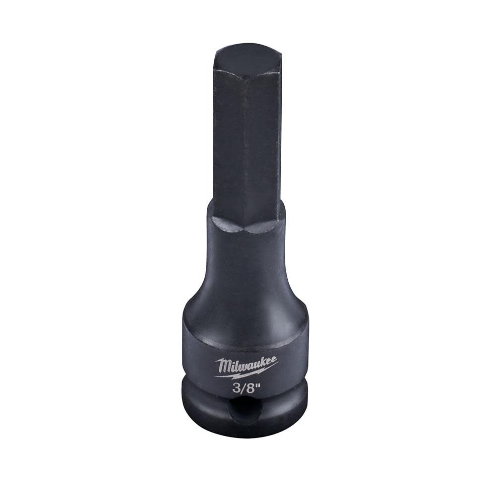 MW SHOCKWAVE Lineman's 3/8 in. Drive 3/8 in. Hex Bit Socket 49-66-5152 from MW