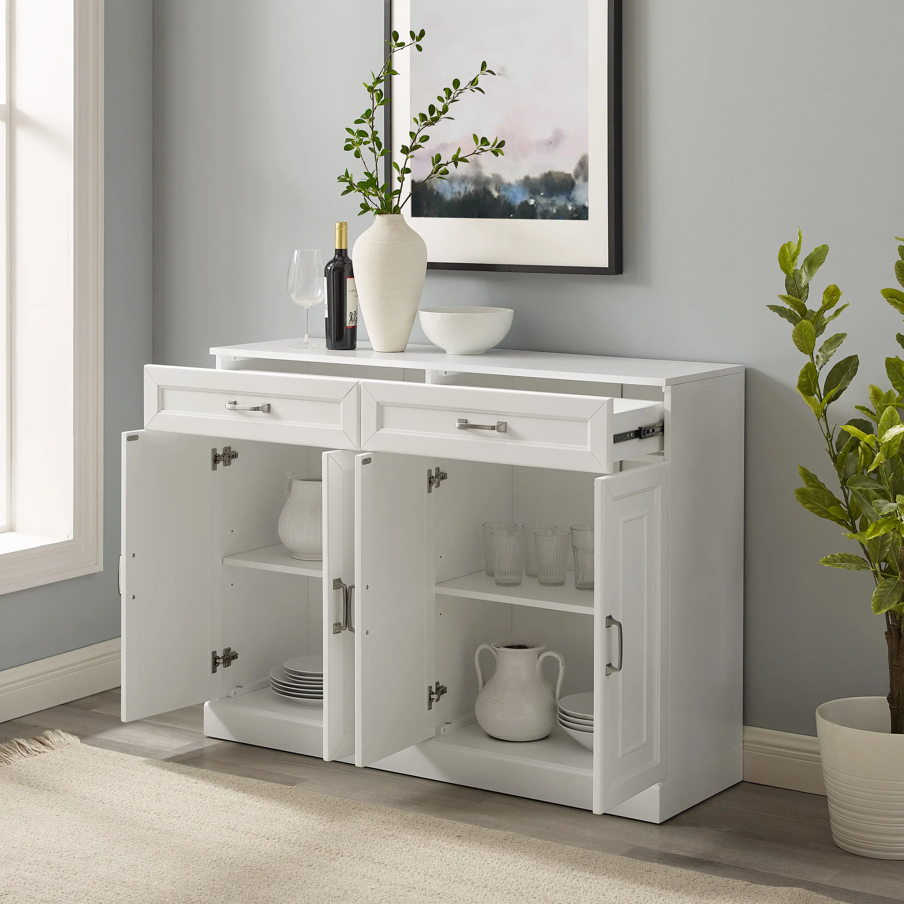 Stanton White Dining Room Sideboard