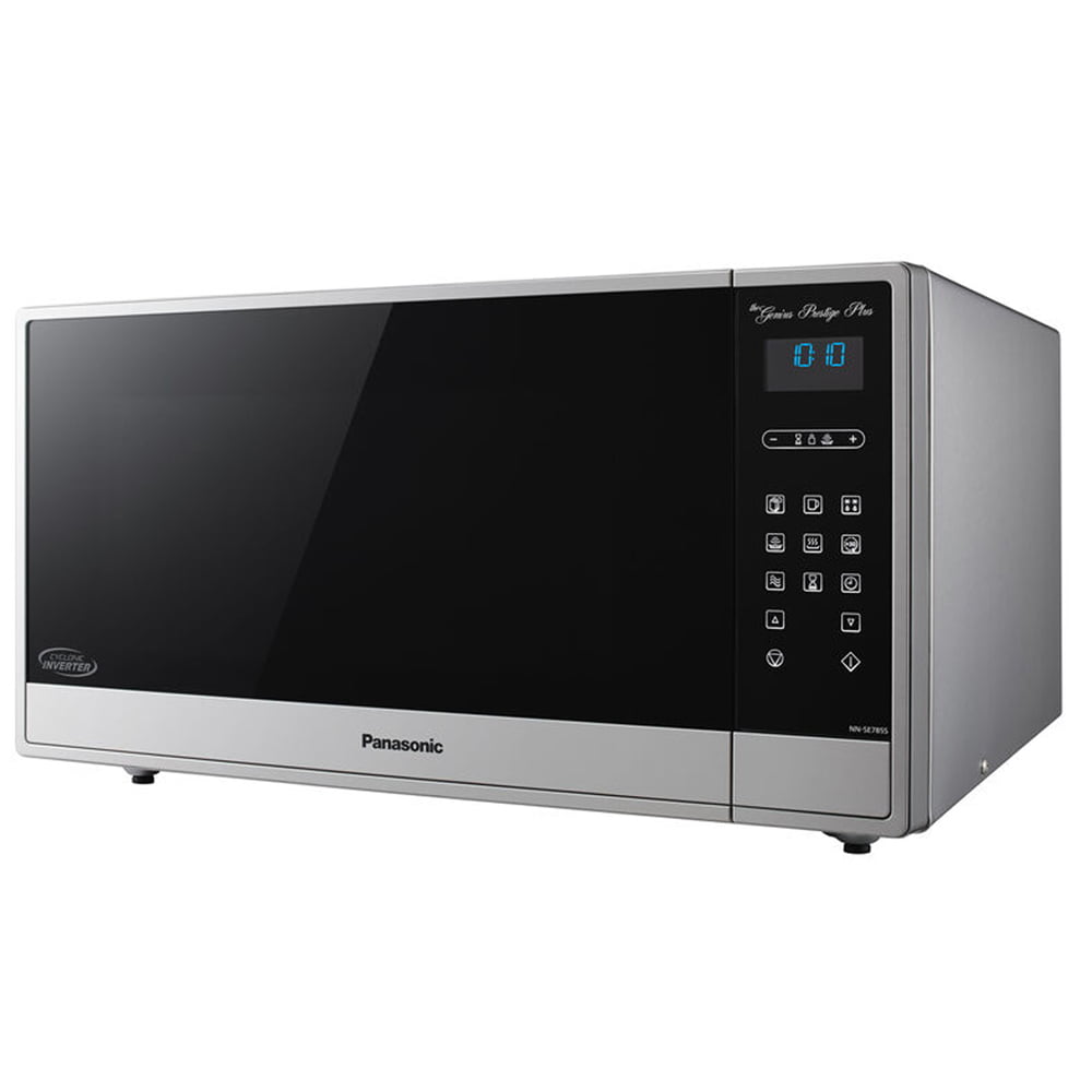 Panasonic NN-SE785S 1.6 cu ft 1250W Cyclonic Wave Built-In/Countertop Microwave Oven Bundle with 2 YR CPS Enhanced Protection Pack