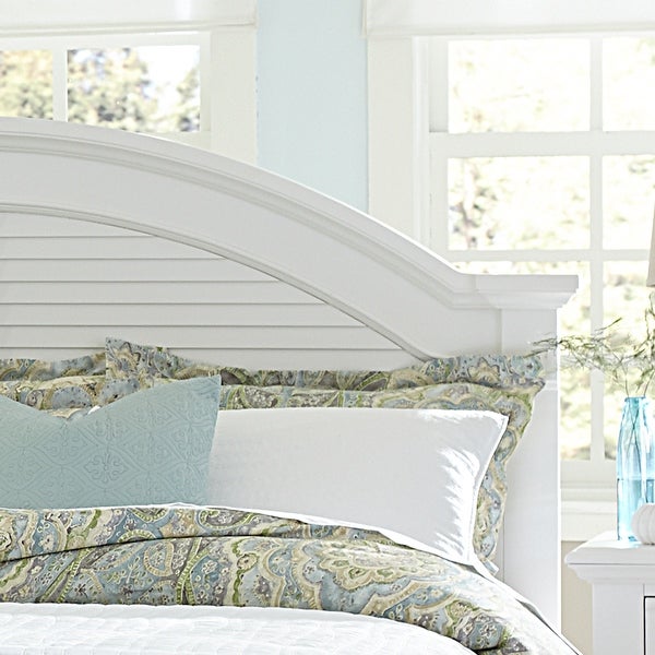 Summer House I Oyster White King Panel Headboard - - 25994487